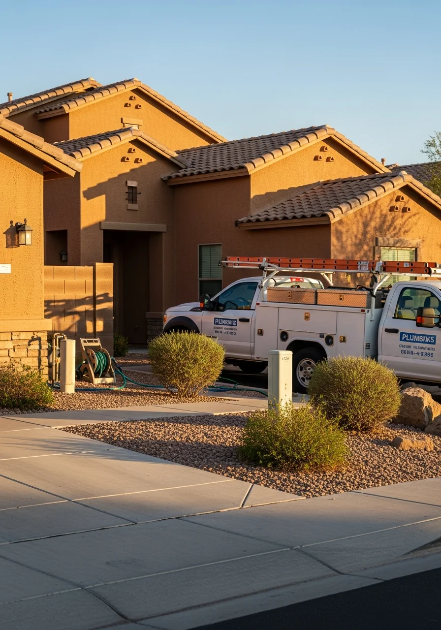 Mesa home exterior showing residential construction style common to the East Valley area.