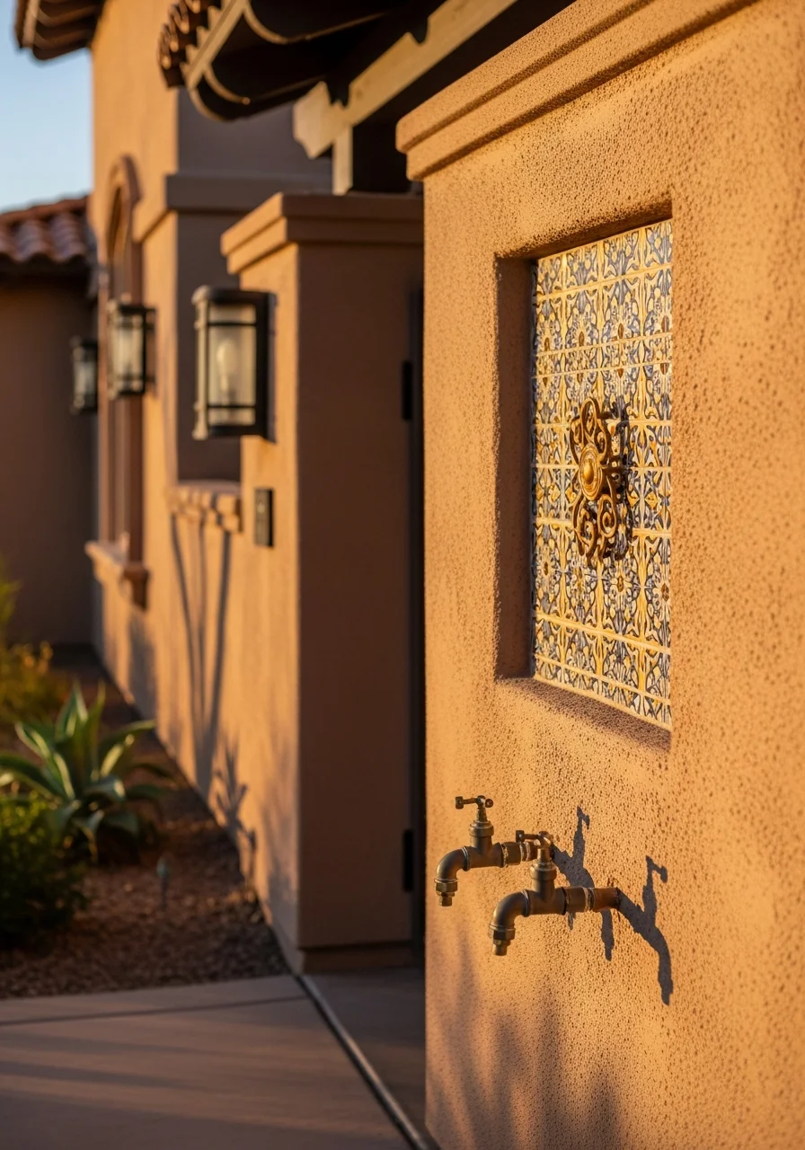 Scottsdale residential property detail showing high-end finishes, architectural precision, and premium design elements.